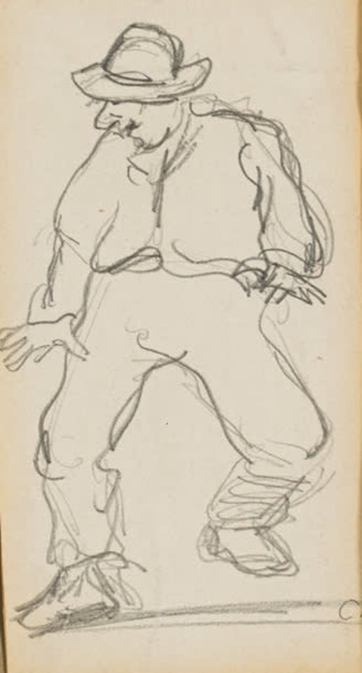 Dancing Figure by Camille Pissarro