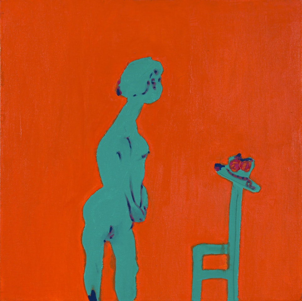 Nude with Hat by Robert Hodgins