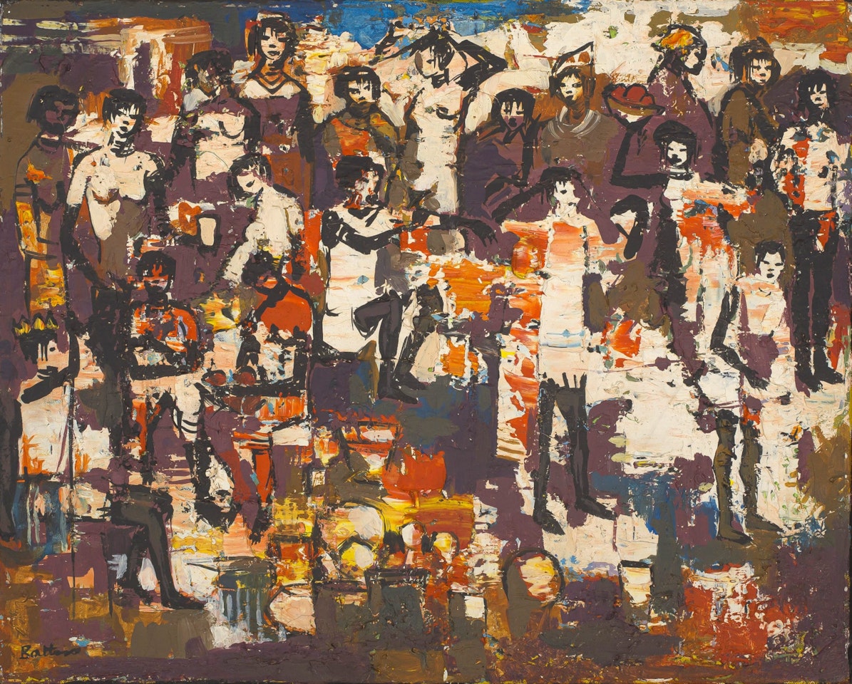 Figures in a Crowd by Walter Battiss