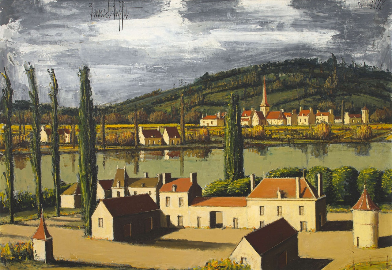 La Château et le Loire by Bernard Buffet