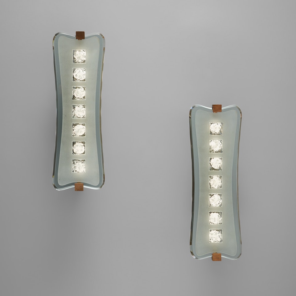 Pair of wall lights, model no. 1568 by Max Ingrand