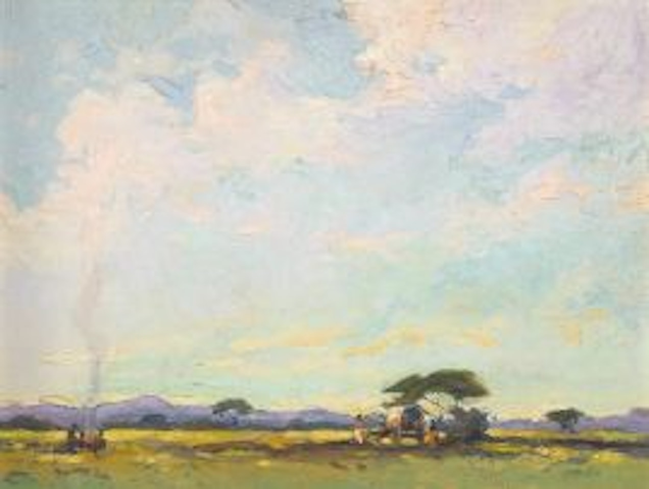 Spring Veld Scene by Walter Battiss