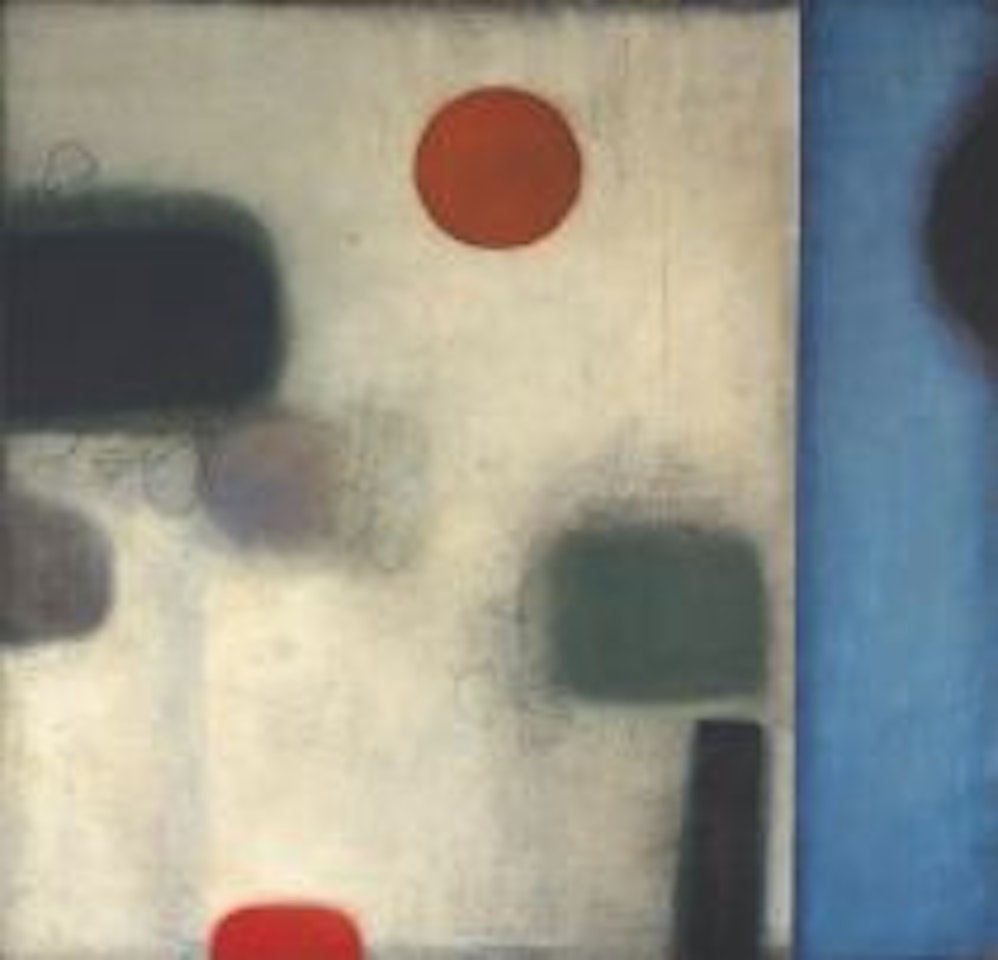 Abstract with Red Circles by Douglas Portway