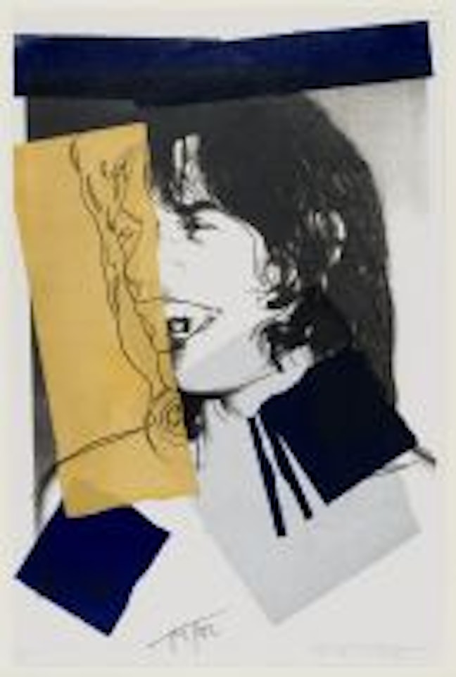 Mick Jagger by Andy Warhol