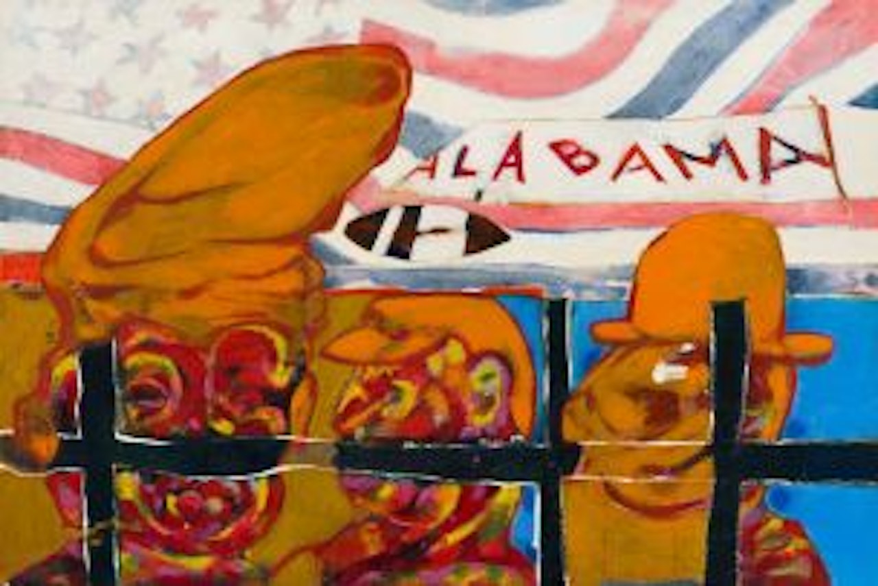 Ubu at the Penitentiary Ball Game by Robert Hodgins