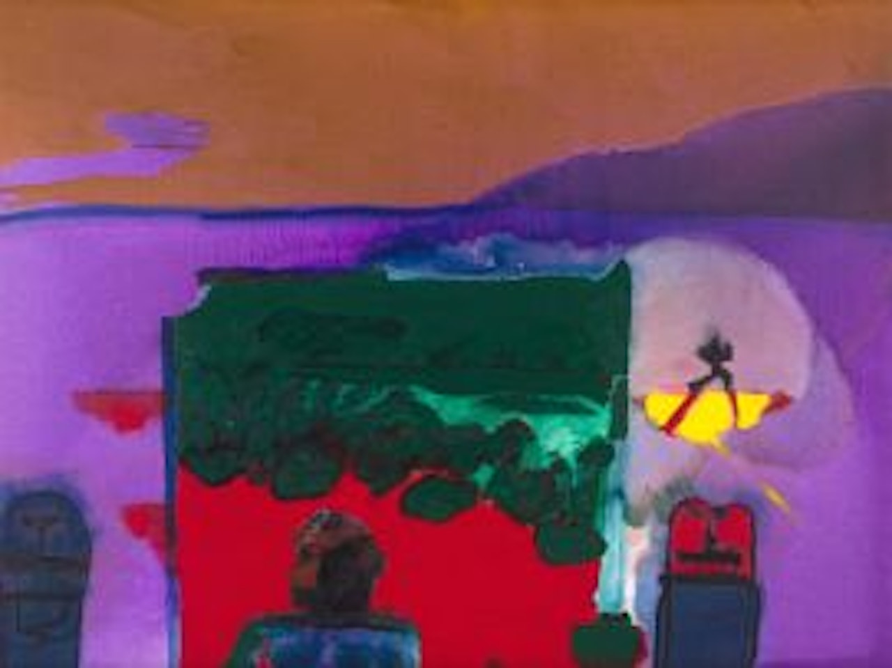 Landscape with Figures by Robert Hodgins