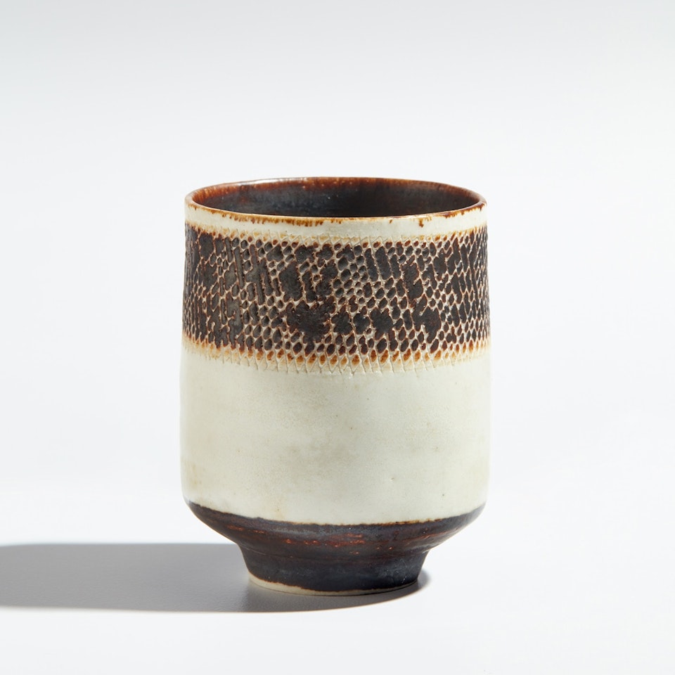 Footed cup by Lucie Rie