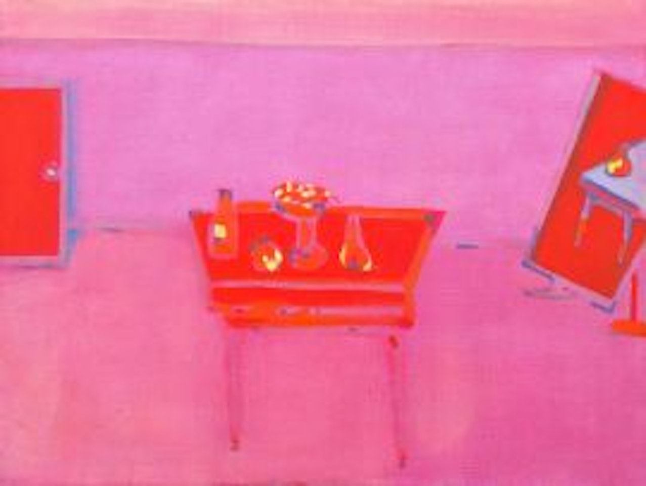 Still Life with Cheval Mirror by Robert Hodgins