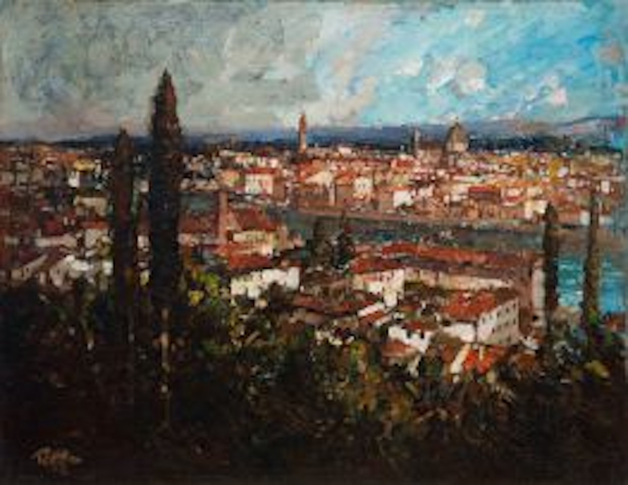View of Florence by Robert Gwelo Goodman