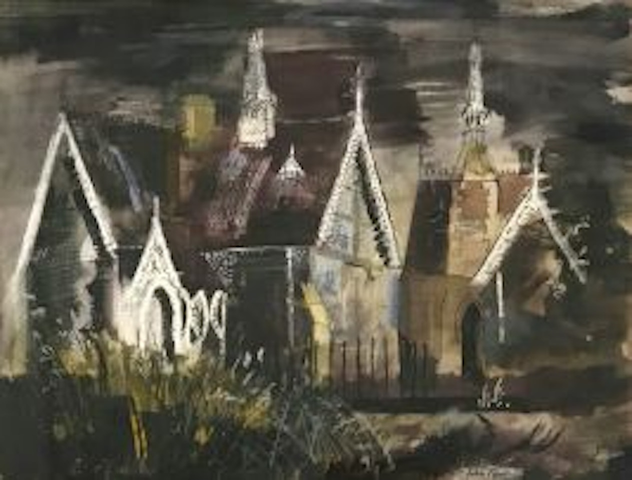 The School House, Ecchinswell by John Piper