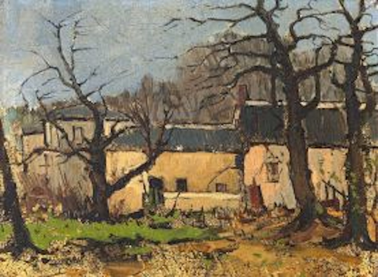 The Yellow House (Bishopscourt in Winter) by Pieter Wenning