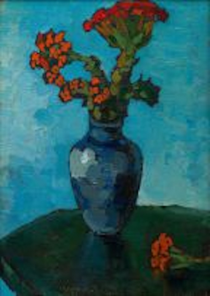 Vase of Crassulas by Pieter Wenning