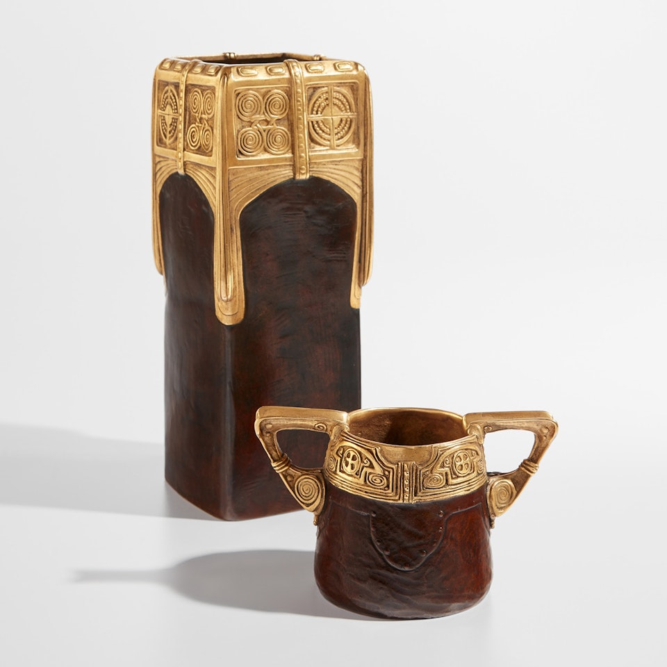 Two vases by Gustav Gurschner