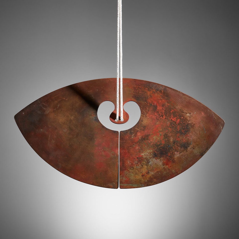 Suspended gong by Harry Bertoia