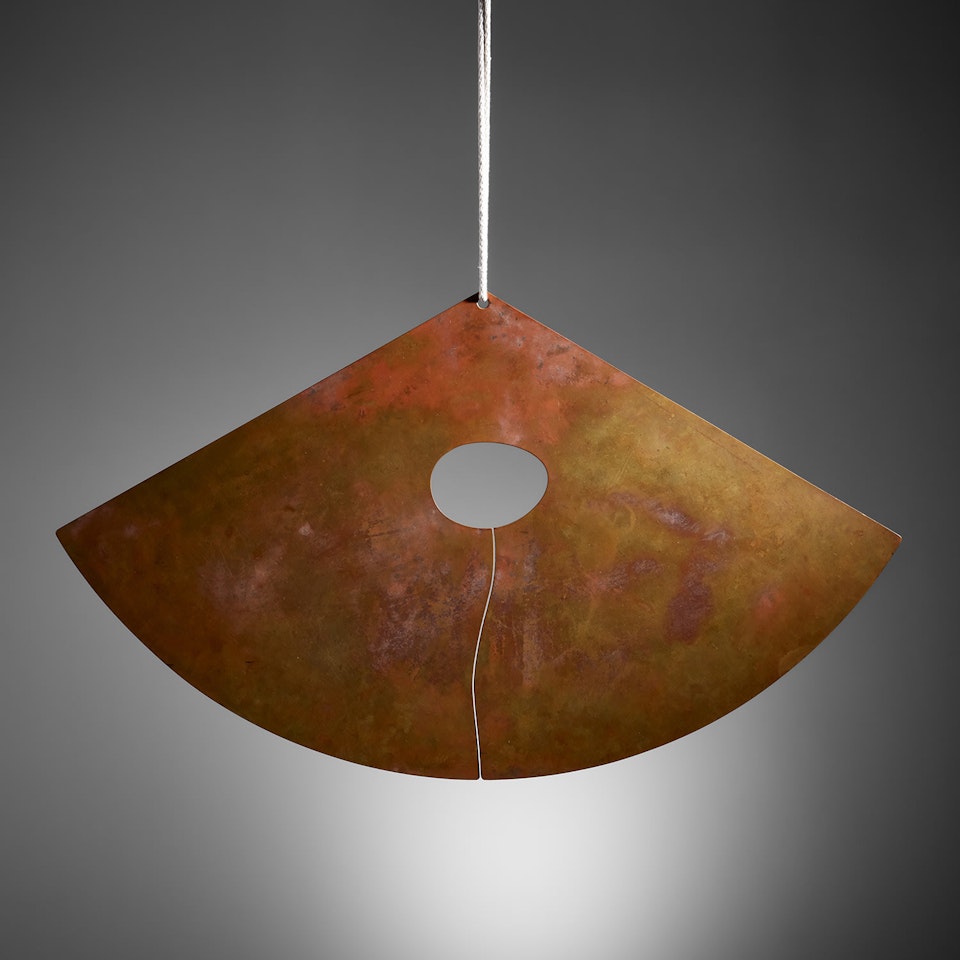 Suspended gong by Harry Bertoia