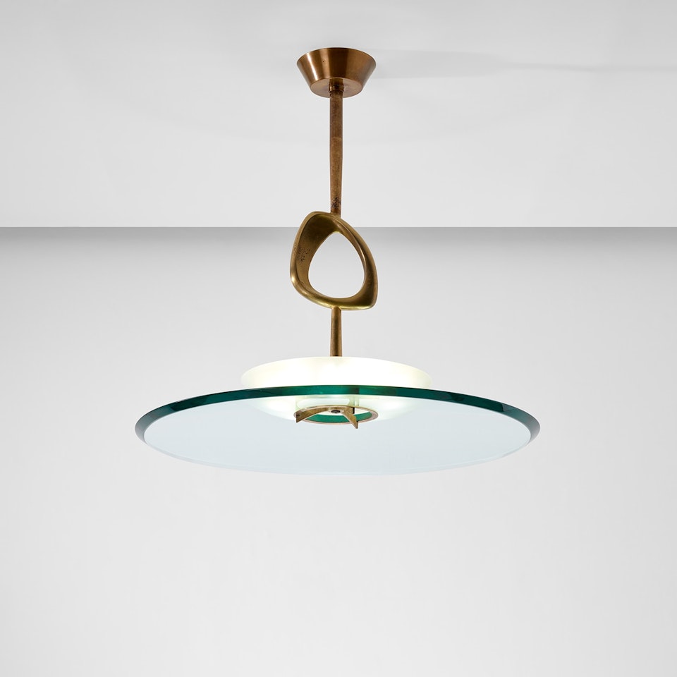 Rare ceiling light by Max Ingrand