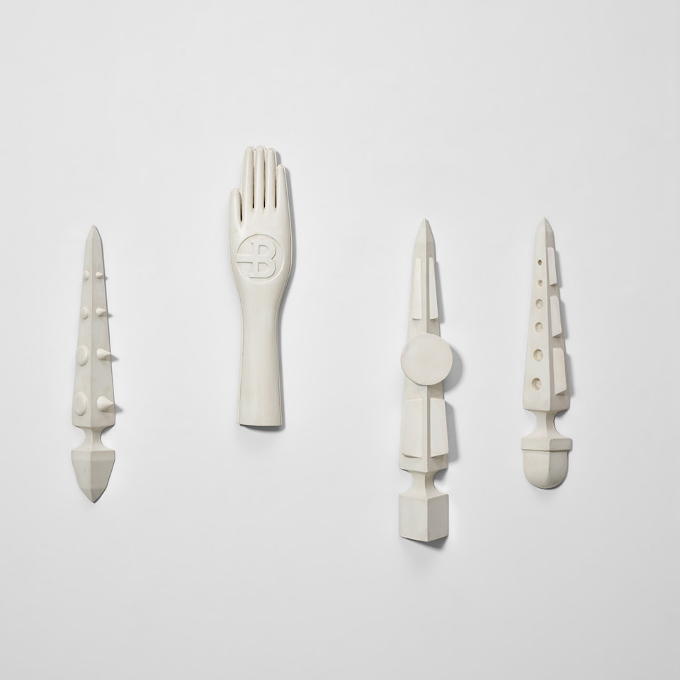 Four prototype sculptures by Gio Ponti