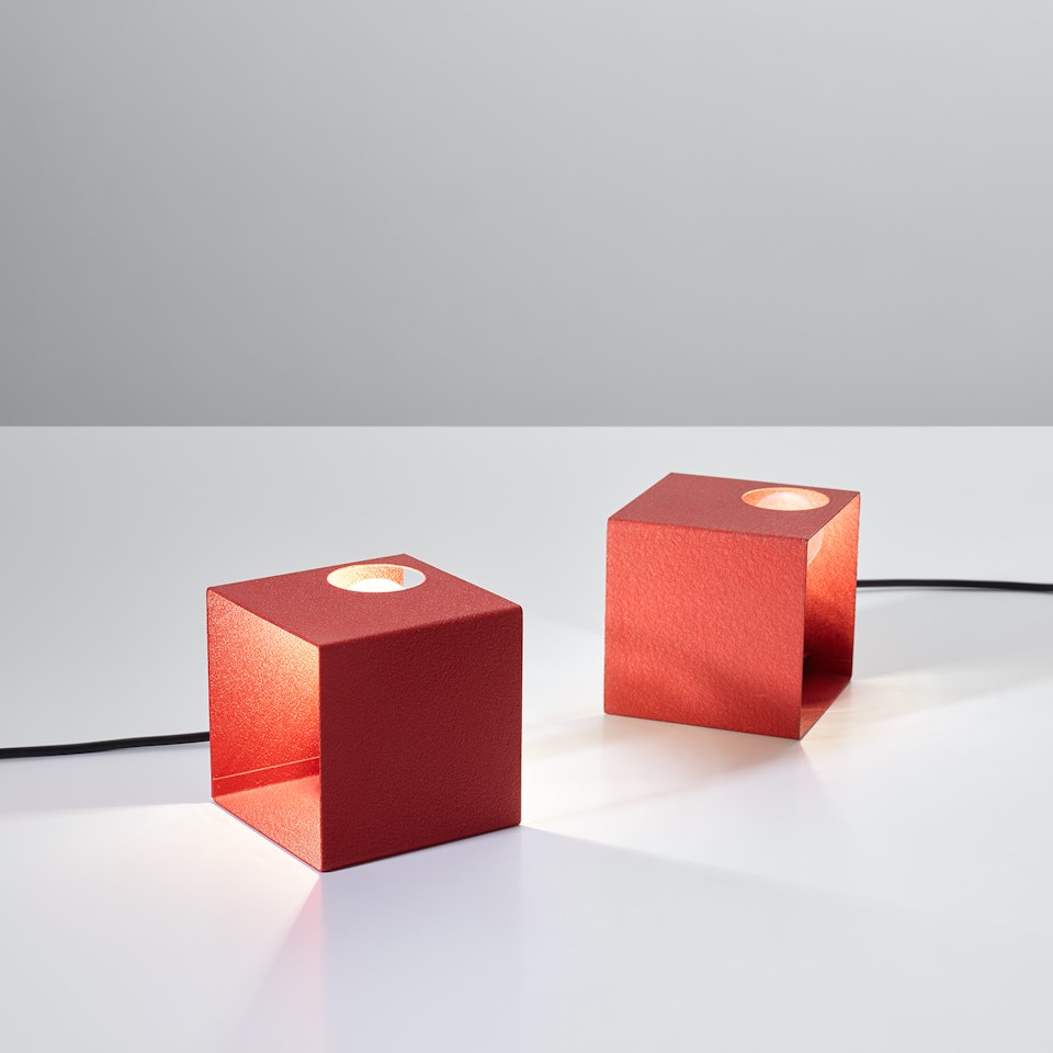 Pair of rare table lamps, model no. 594 by Gino Sarfatti