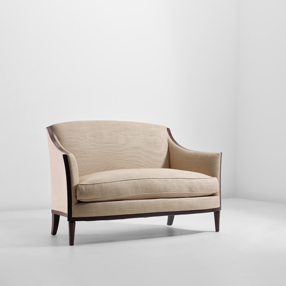 Unique canapé, designed for Robert Chevalier, Épinal by Jean-Michel Frank