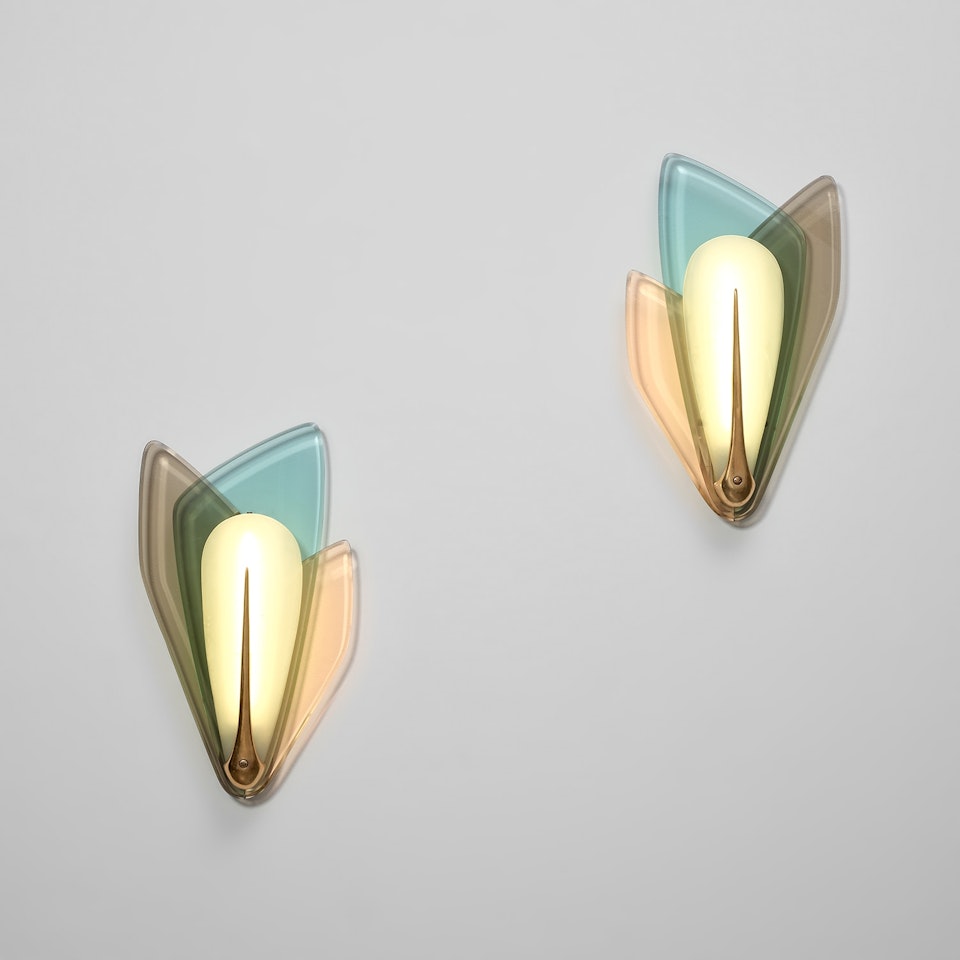Pair of wall lights by Max Ingrand