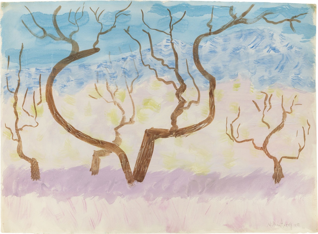 Untitled (Orchard) by Milton Avery
