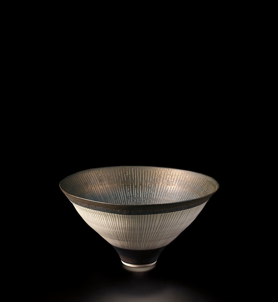Conical bowl by Lucie Rie