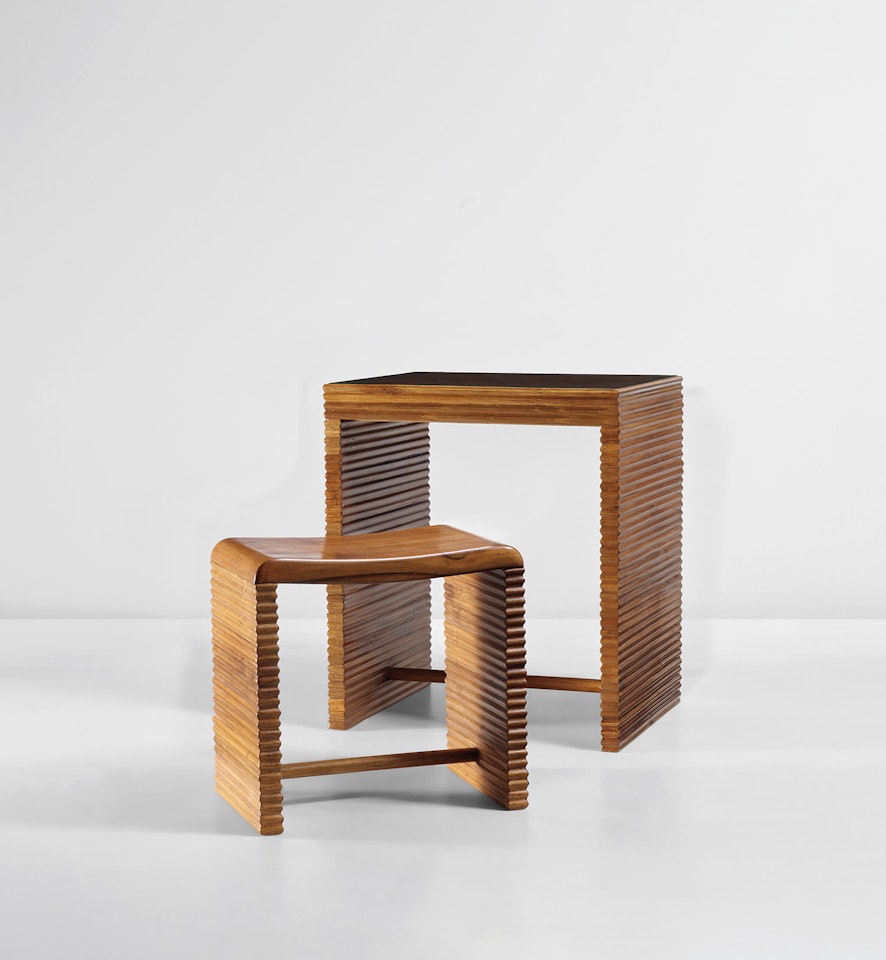 Table and stool by Gio Ponti