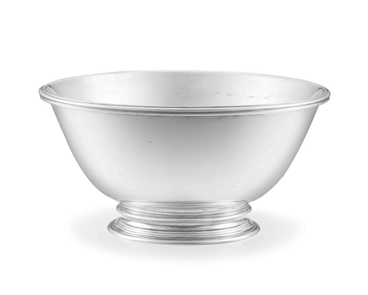 A Tiffany & Co silver pedestal dish by Tiffany & Co.