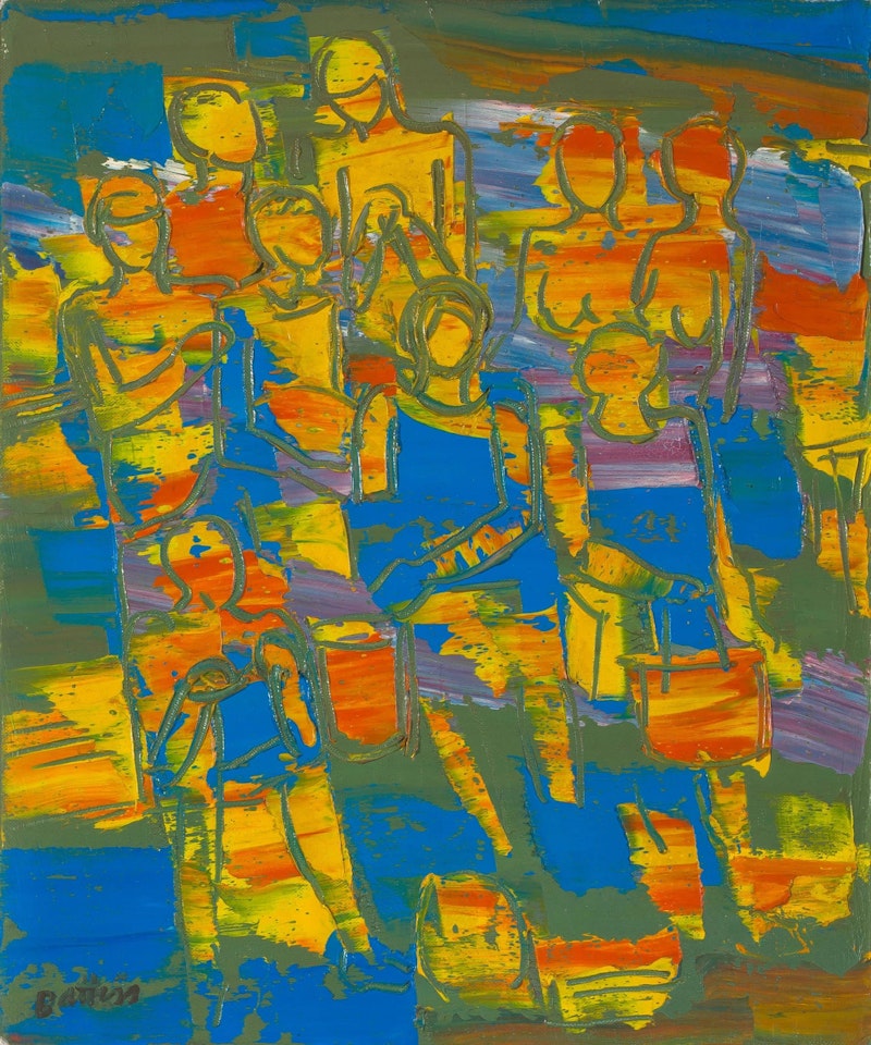 Water Carriers, recto; Five Figures, verso by Walter Battiss