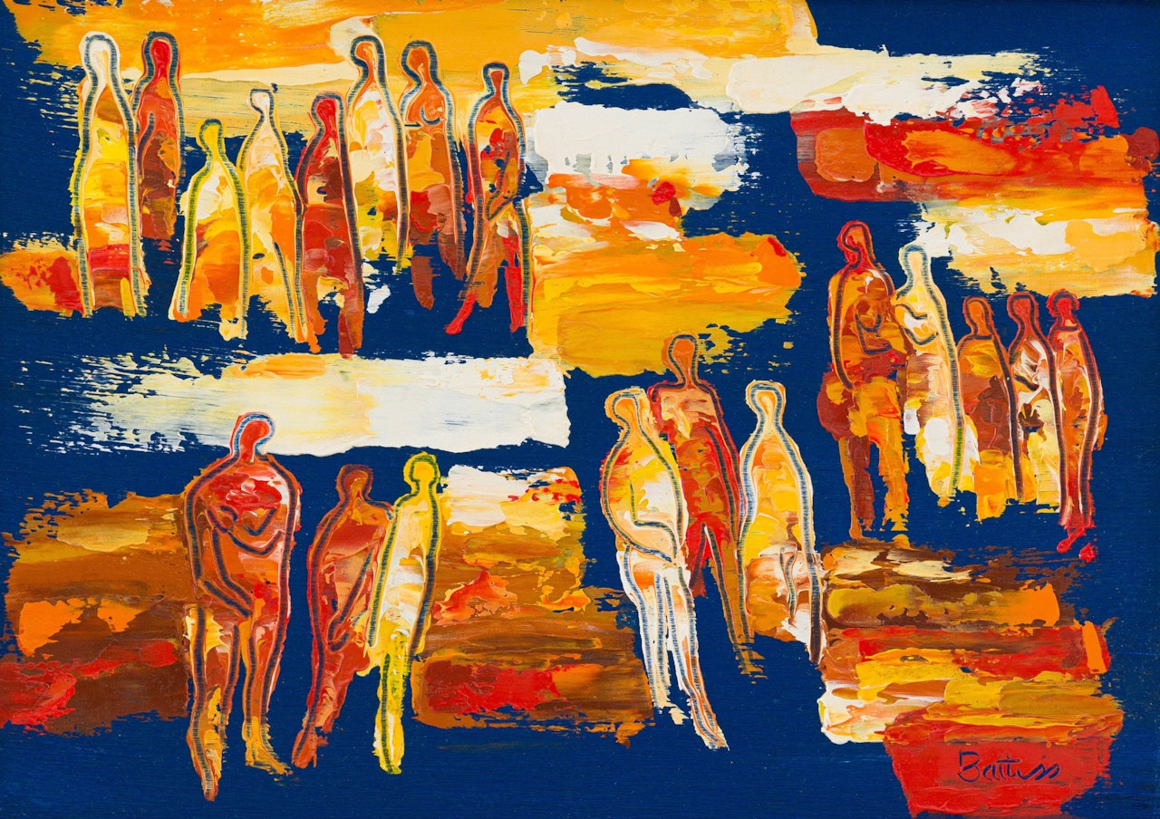 Composition with Figures by Walter Battiss
