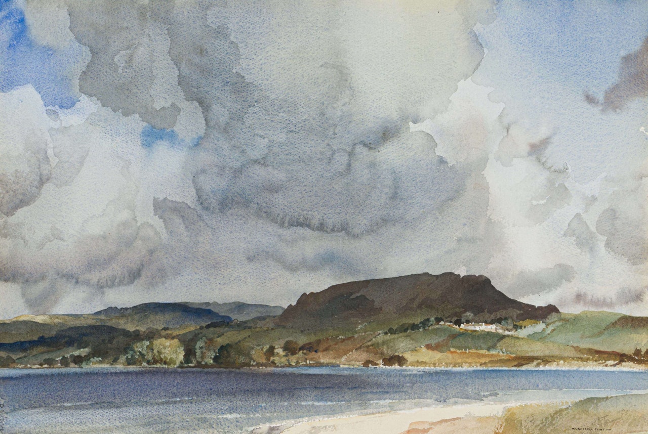 Clouds over Semerwater, Wensleydale, Yorkshire by William Russell Flint