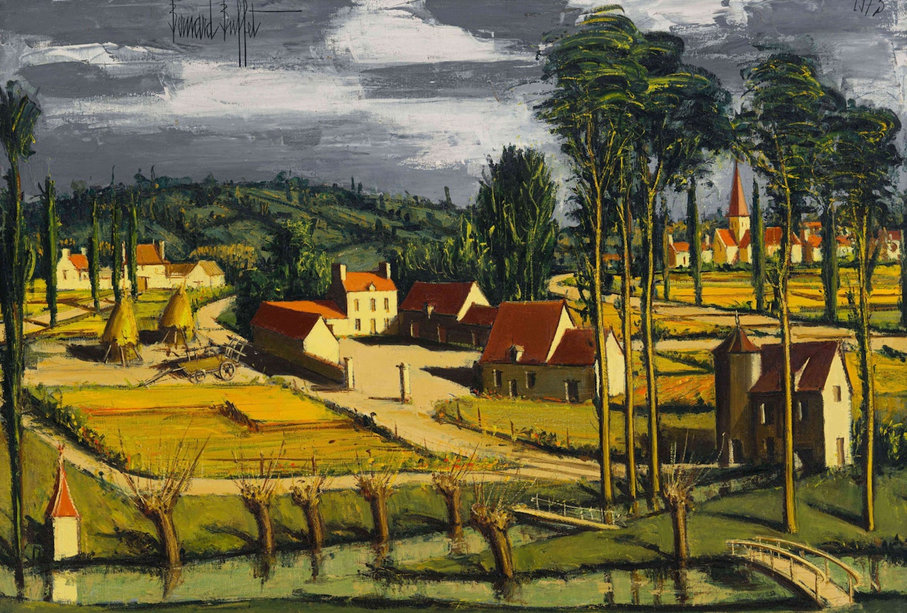 Environs de la Rochepot (La Grande Ferme) by Bernard Buffet