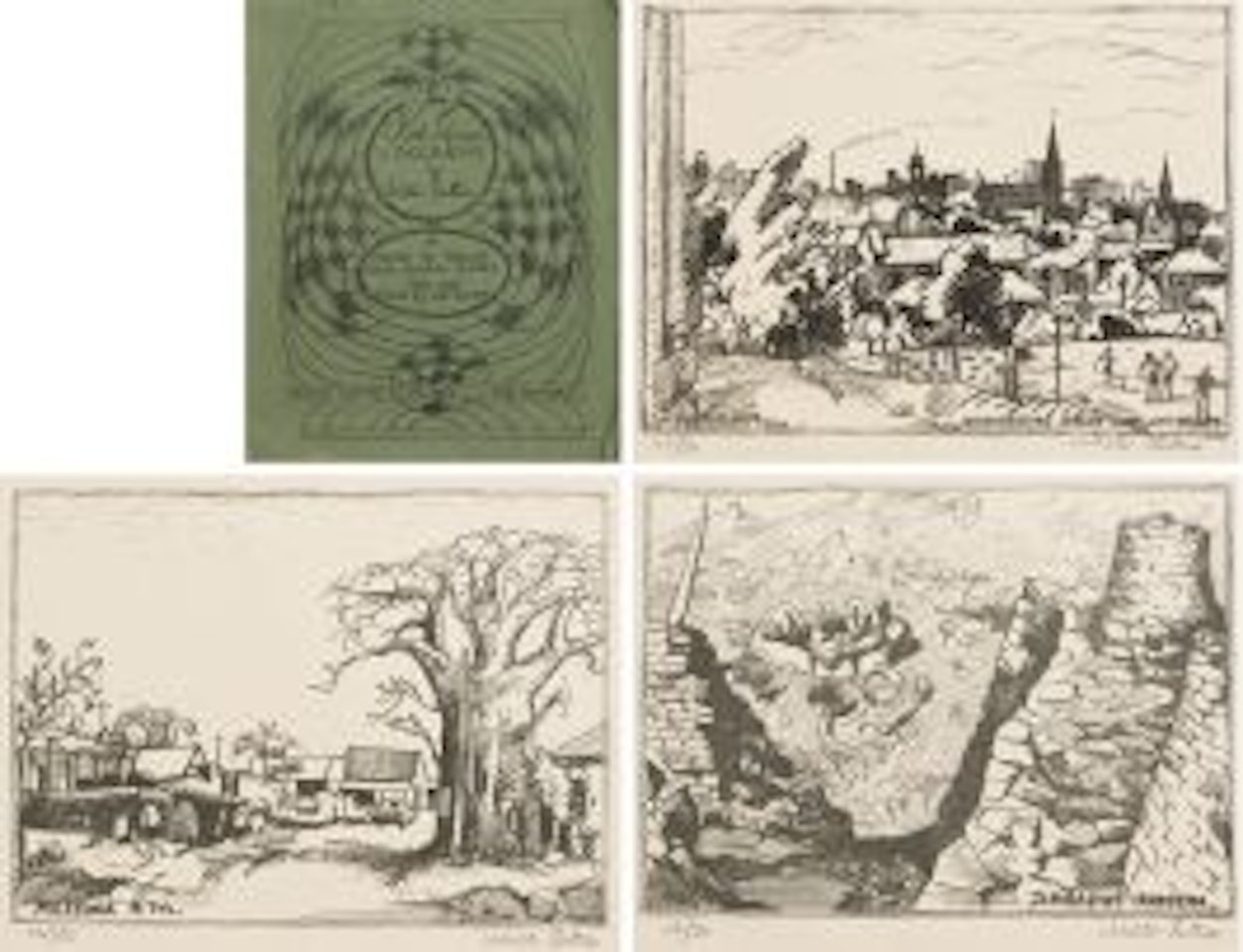 South African Lithographs by Walter Battiss