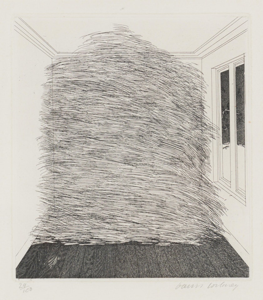 A Room Full of Straw by David Hockney
