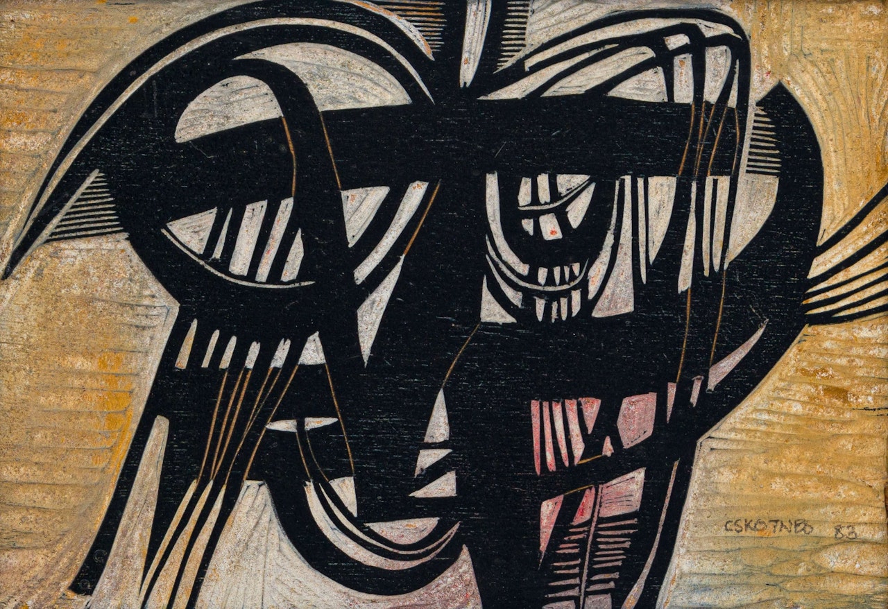 Abstract Head by Cecil Skotnes