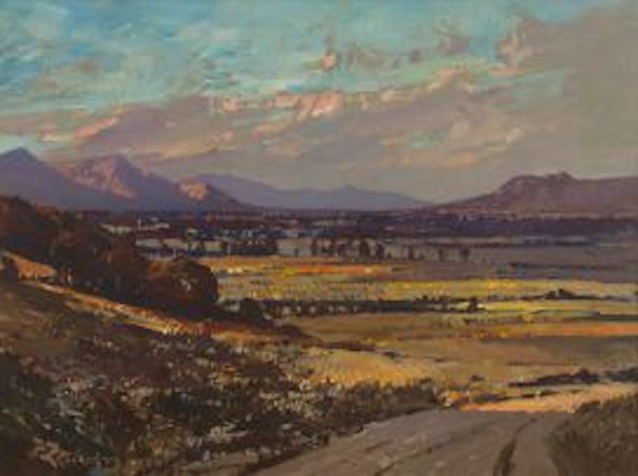 Landscape with Vineyards by Robert Gwelo Goodman