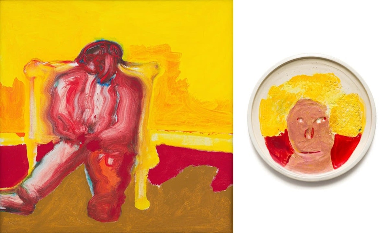 Artist Resting; Don"t Fuck with Me Babe!, two by Robert Hodgins