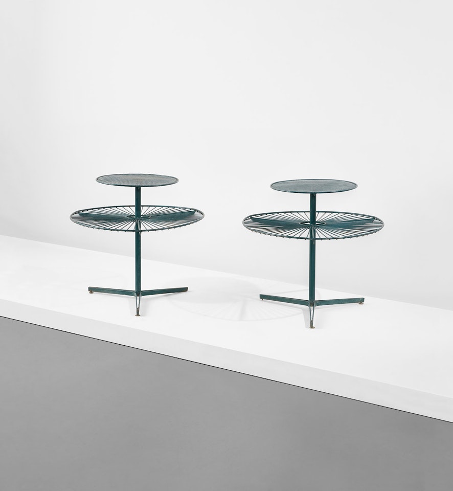 Pair of side tables by Vladimir Kagan