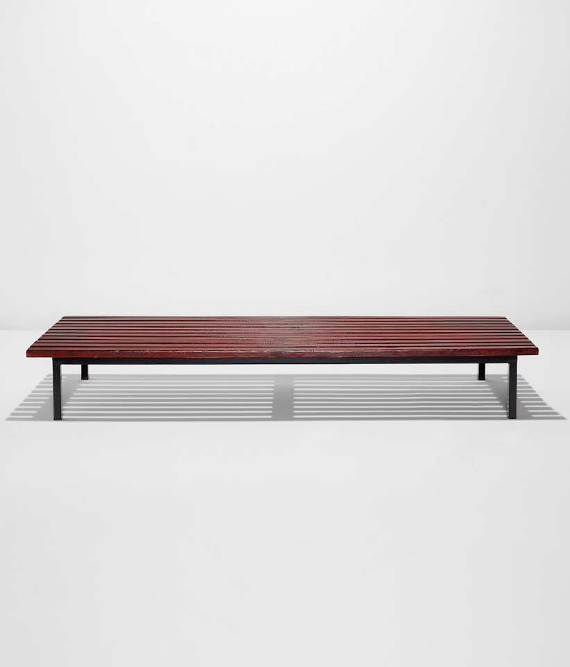 Low bench by Charlotte Perriand