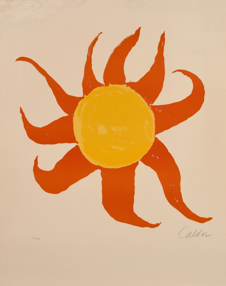 Red Sun by Alexander Calder