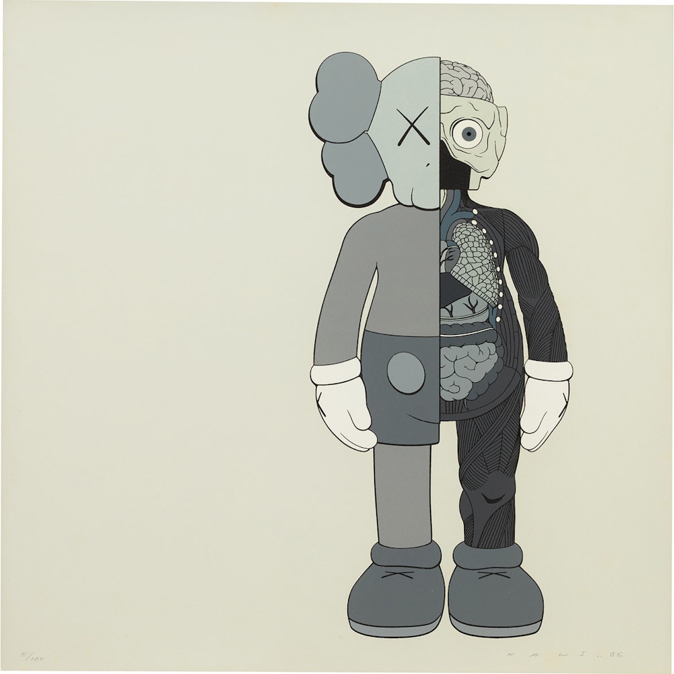 DISSECTED COMPANION (Grey) by Kaws