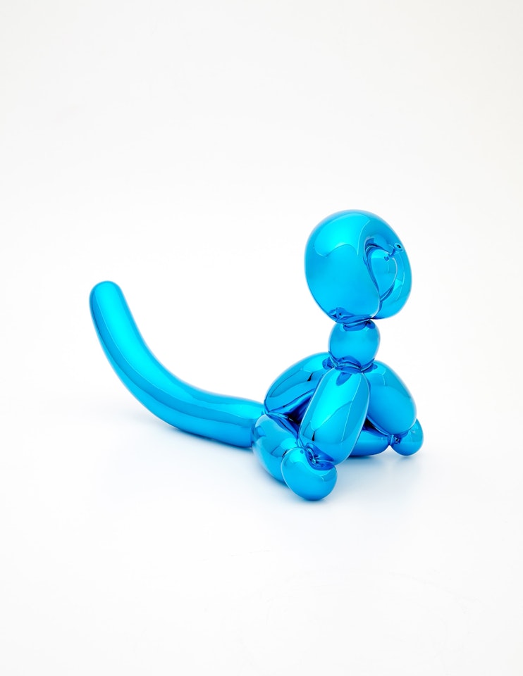 Balloon Monkey (Blue) by Jeff Koons