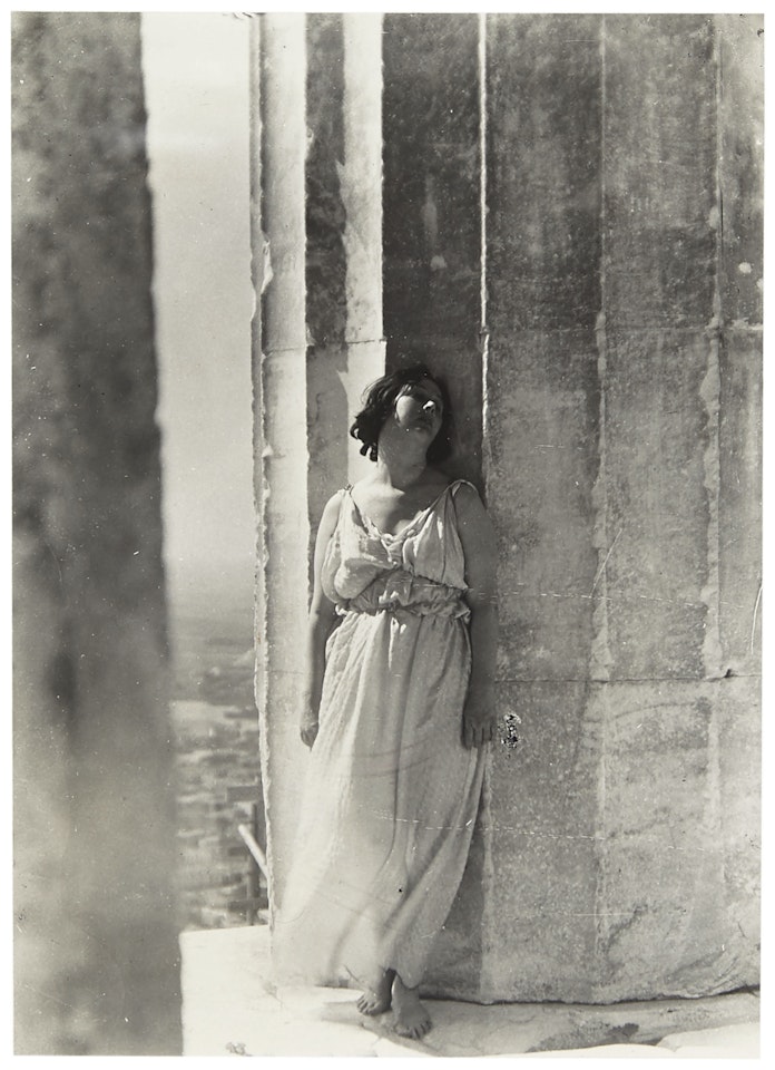 Isadora Duncan at the Parthenon by Edward Steichen
