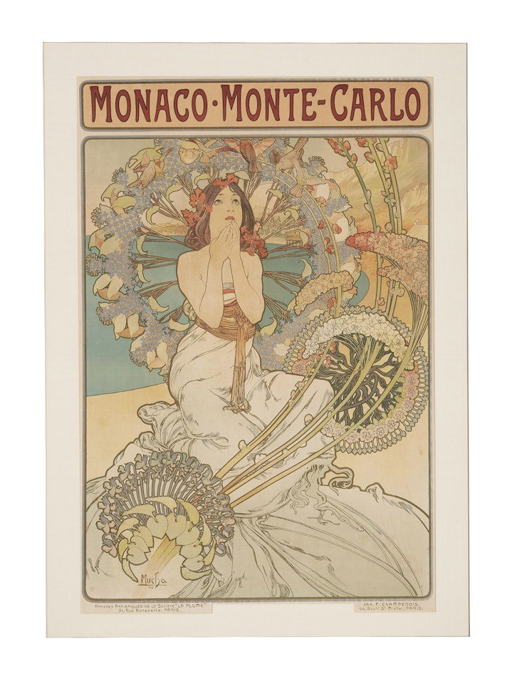 Monaco, Monte-Carlo by Alphonse Mucha
