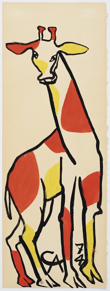 Girafe rouge by Alexander Calder