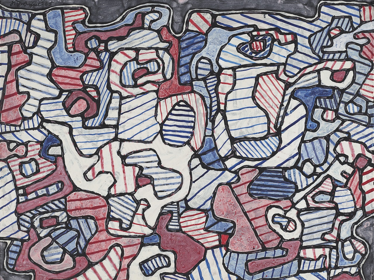 Cafetière et petit chaudron avec clef by Jean Dubuffet