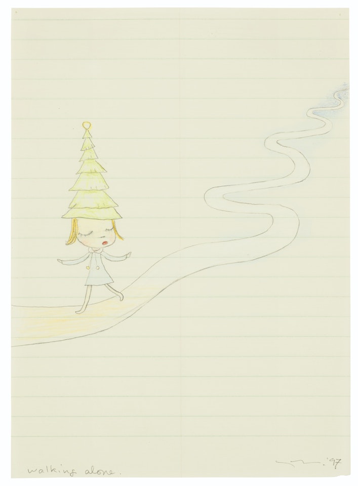Walking Alone by Yoshitomo Nara