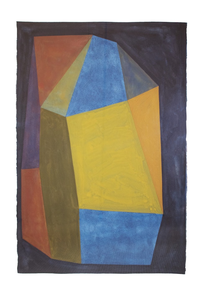Complex Form with Colors Superimposed by Sol LeWitt