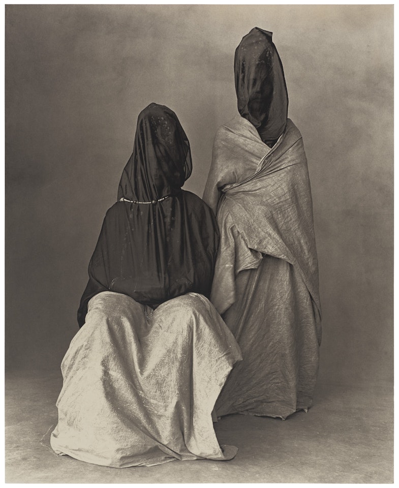 Two Guedras, Morocco by Irving Penn