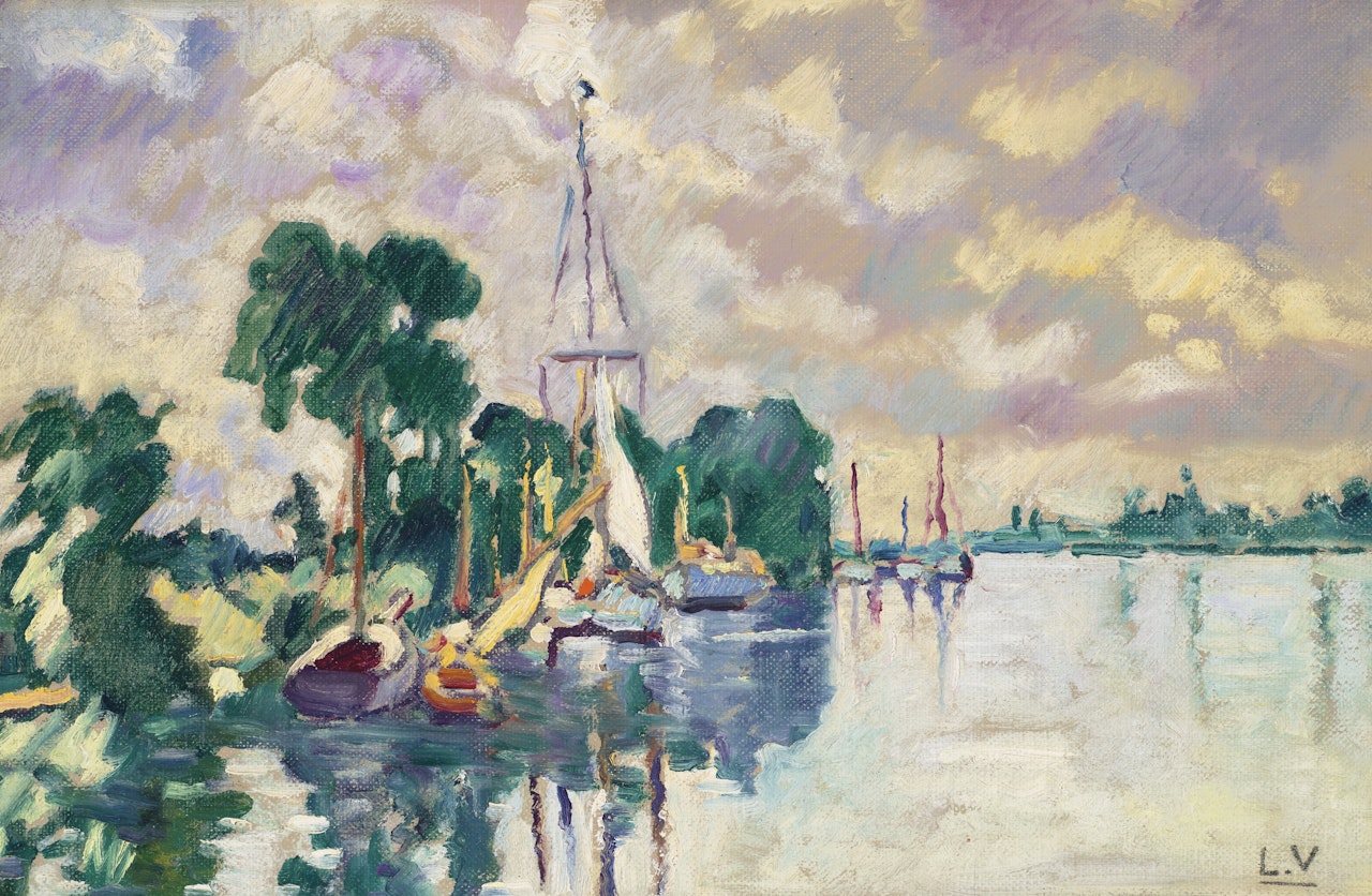 Voiliers à Ouistreham by Louis Valtat